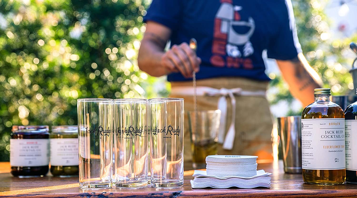 Distinct label hints at authentic botanicals and craft quality