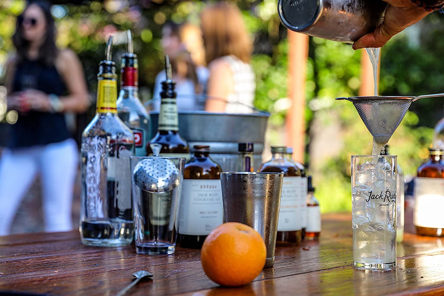 Jack Rudy two-pack display ready for home bartenders