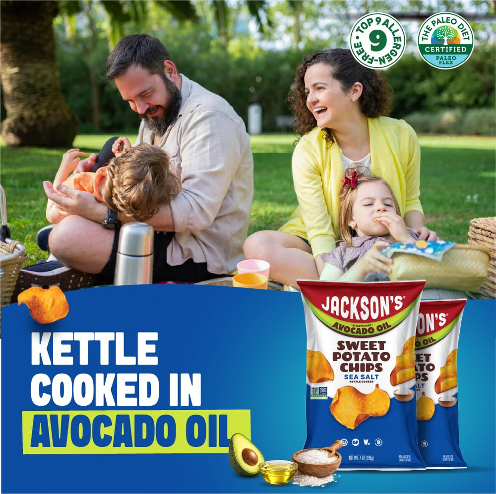 Jackson’s six-pack snack option is ideal for lunch boxes and trips.
