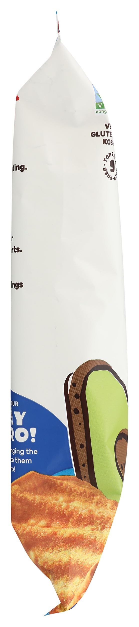 Jackson's Honest Sea Salt Avocado Oil Chips in a lunchbox for quick energy.