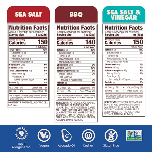 Jackson's Salt flavor chip close-up—seasoned with sea salt for flavour.
