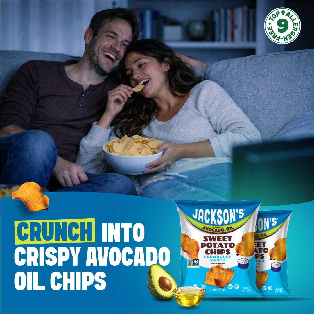 Jackson’s chips in a lunchbox add wholesome crunch for school.