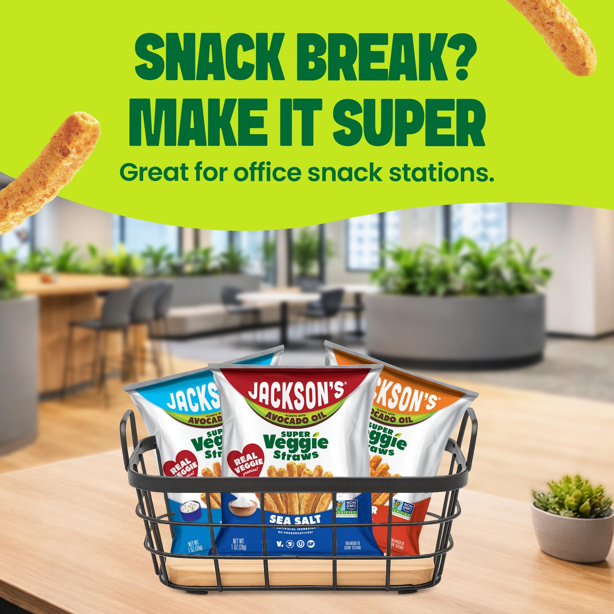 Jackson's Veggie Straws born in a family kitchen.