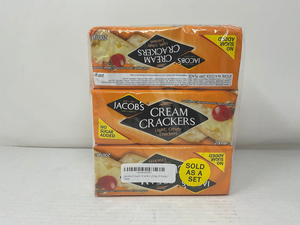 A plate of Jacobs Cream Crackers showing light texture and versatility.