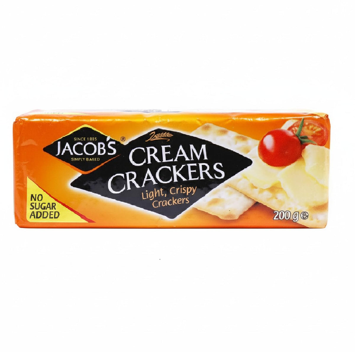Jacob's Cream Crackers four-pack outer box for pantry storage