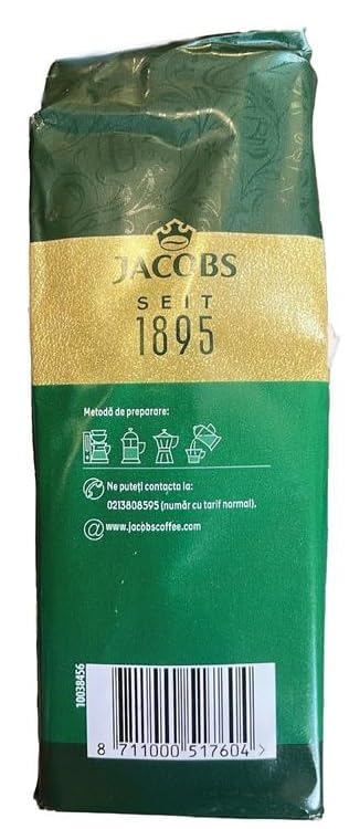 Jacobs Kronung brewed coffee cup with steam ideal for dessert pairing