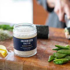 Jacobsen Garlic Salt fingerling potatoes for a savory finish.