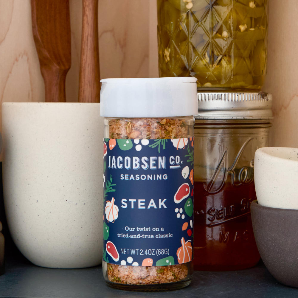 Jacobsen Salt Co. hand-harvested Netarts Bay salt adding natural flavor to meals.