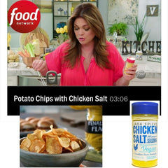 JADA Spices Chicken Salt being sprinkled on eggs for savory depth.