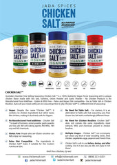 JADA Spices Chicken Salt in a glass bowl ready for cooking.