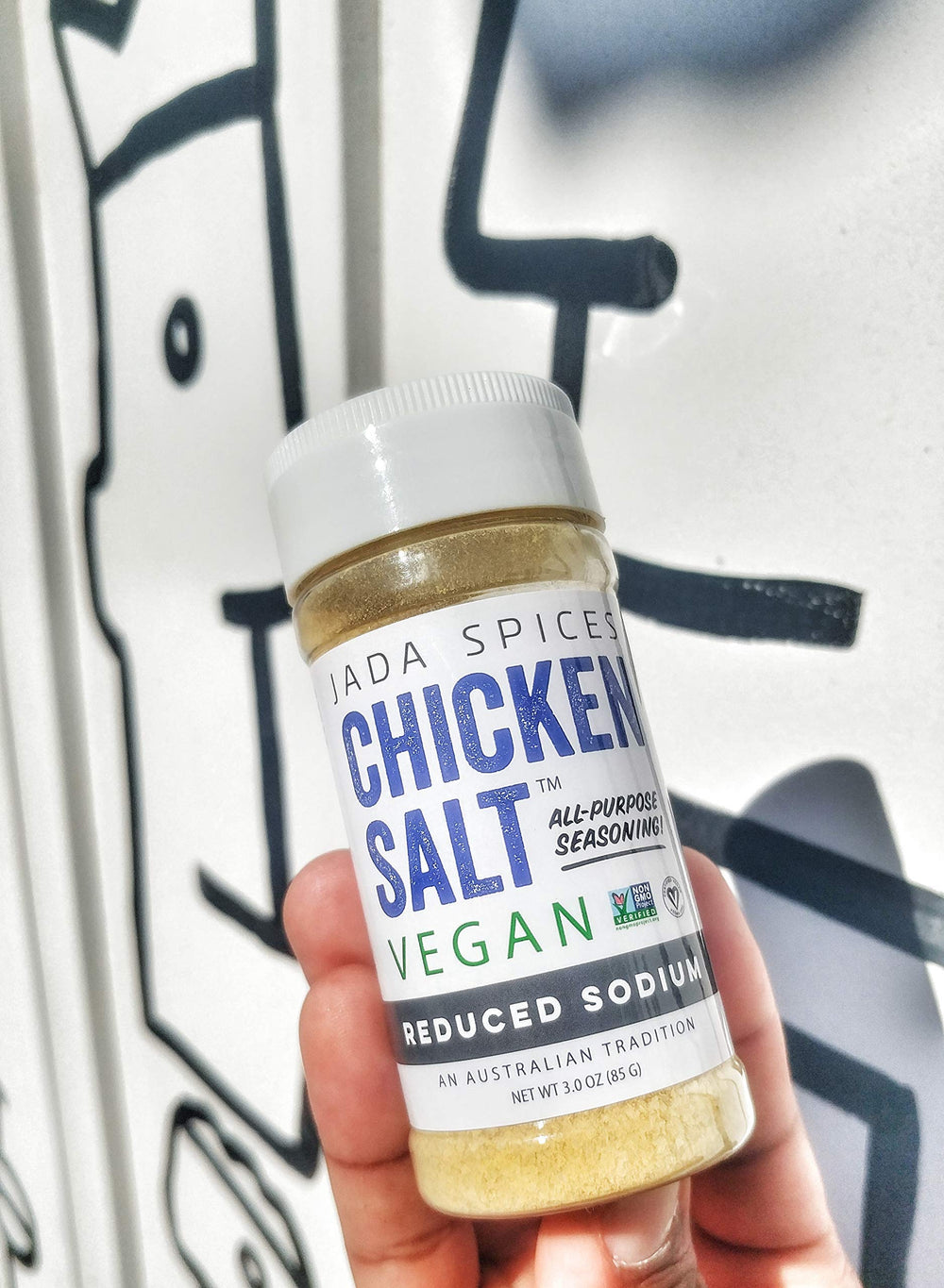 JADA Spices Chicken Salt on a fresh salad for enhanced zing.