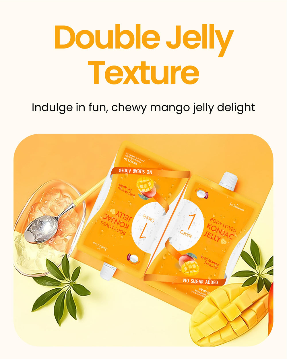 Jadamsun Konjac Jelly Juice glucomannan ingredient highlights natural fiber.