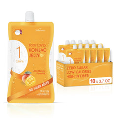 Jadamsun Konjac Jelly Juice mango pack ready to go, low-calorie convenience.