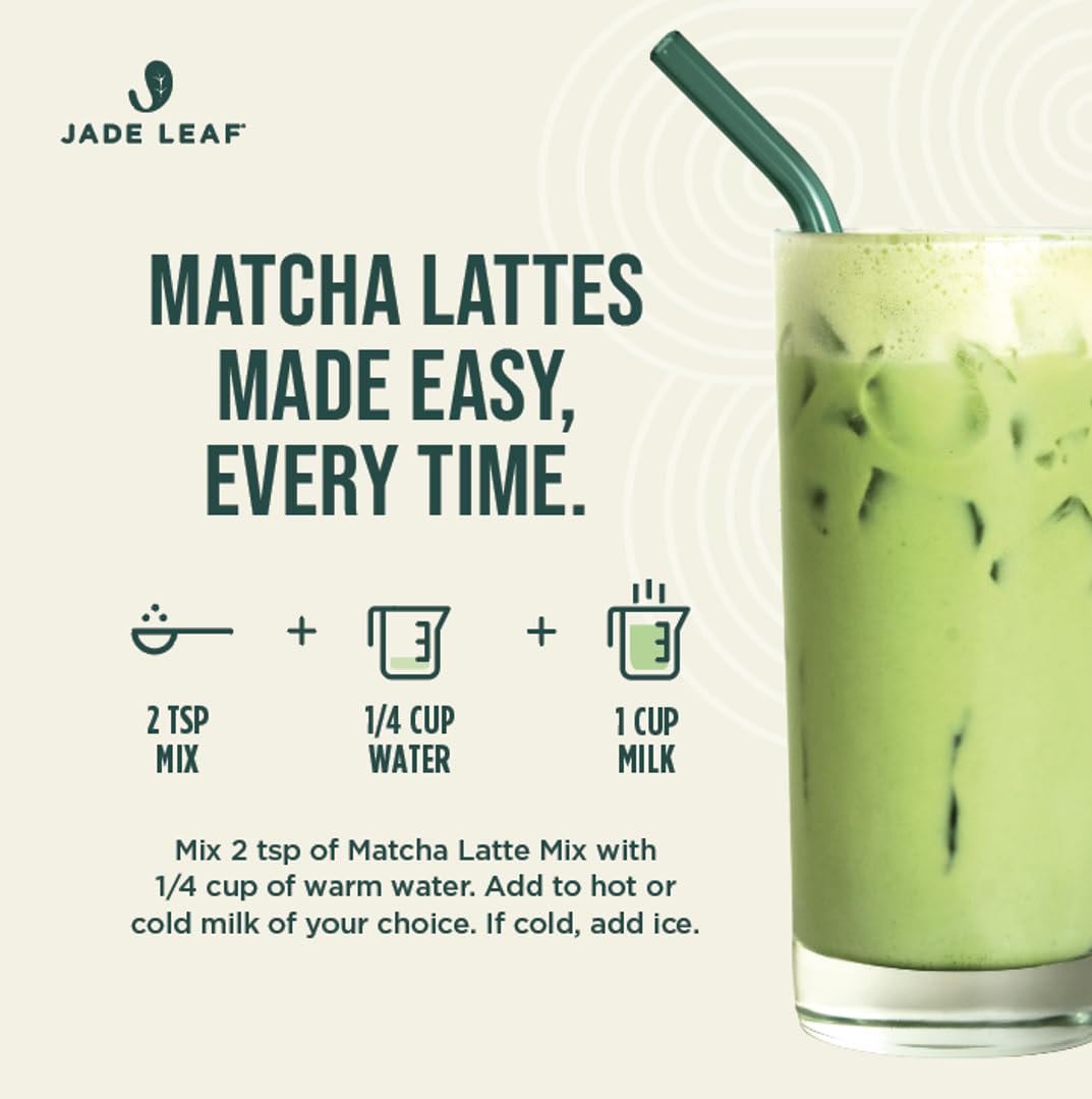 Jade Leaf latte cup featuring a warm, inviting homemade matcha latte.