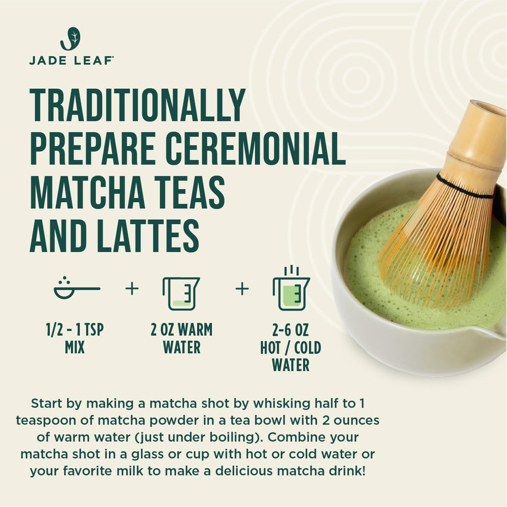 Traditional bamboo whisk for smooth whisked matcha preparation.