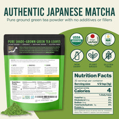 Jade Leaf Matcha being poured into a smoothie for energy
