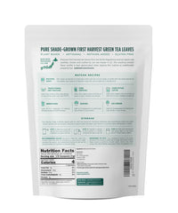 Jade Leaf Matcha stone-ground ceremonial-grade powder preserves vibrant color and rich flavor.
