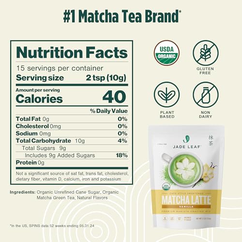 Latte or smoothie bowl with Jade Leaf Vanilla Matcha Latte for versatility