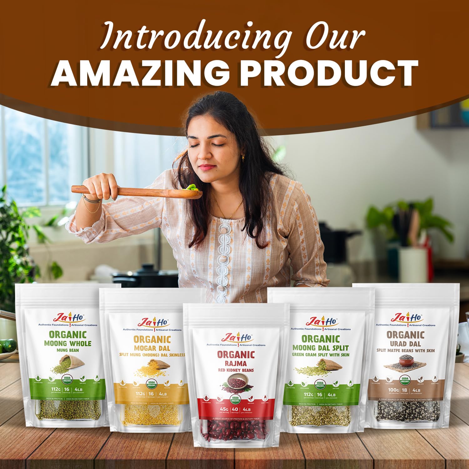 Resealable Jai Ho Arrowroot Powder pouch keeps freshness after opening.