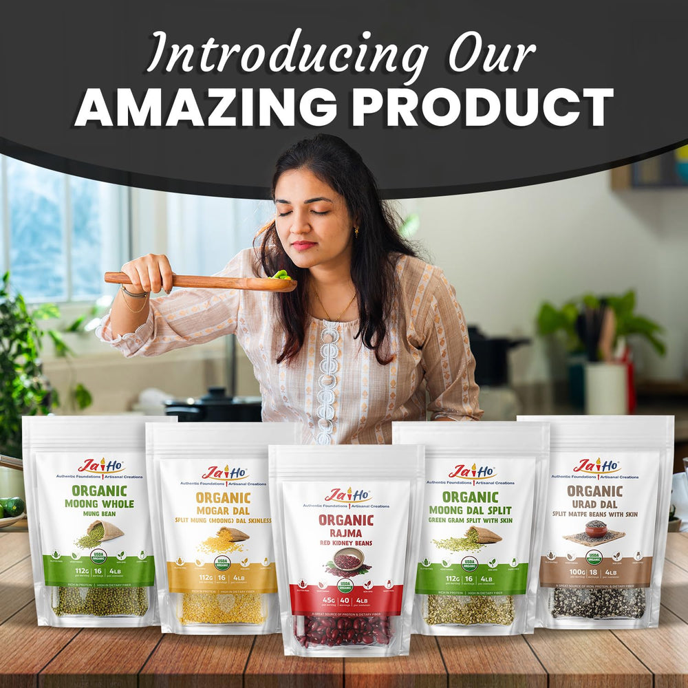 Jai Ho kitchen pantry image for everyday healthy grains.