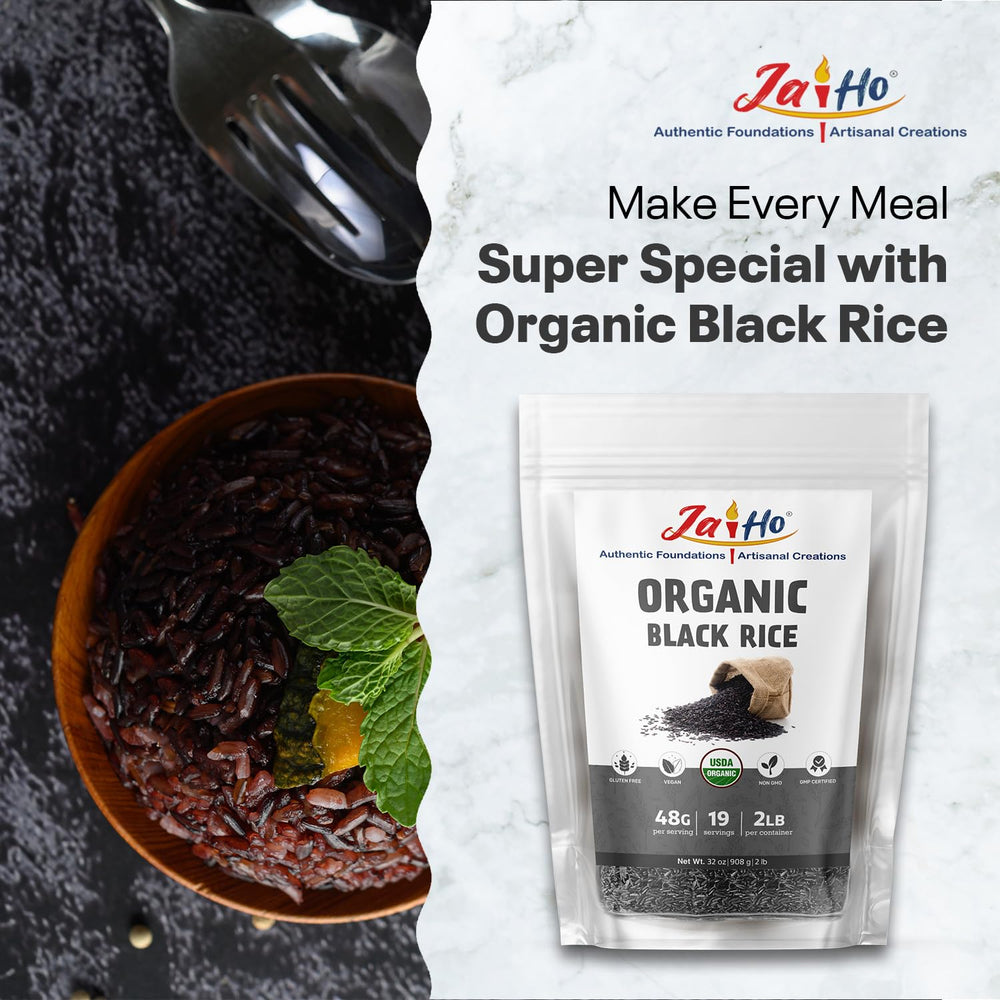 Jai Ho resealable pouch shows freshness and easy storage.