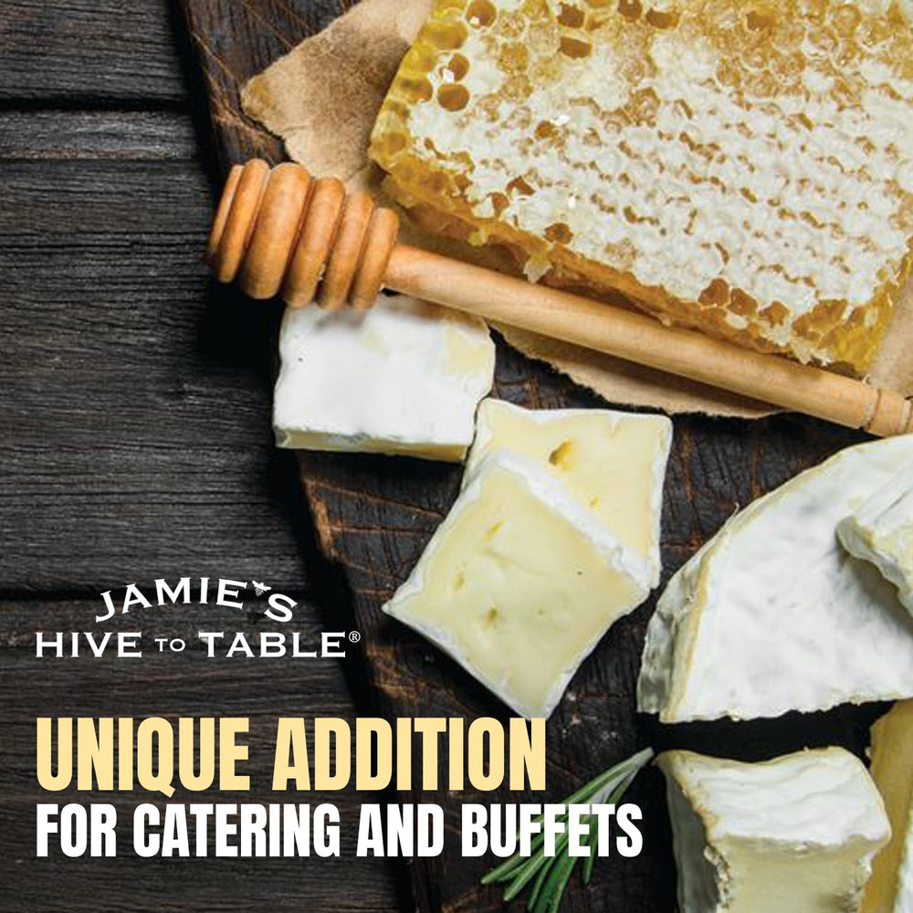 Georgia-made Jamie’s Hive To Table honeycomb bites, USA-produced.