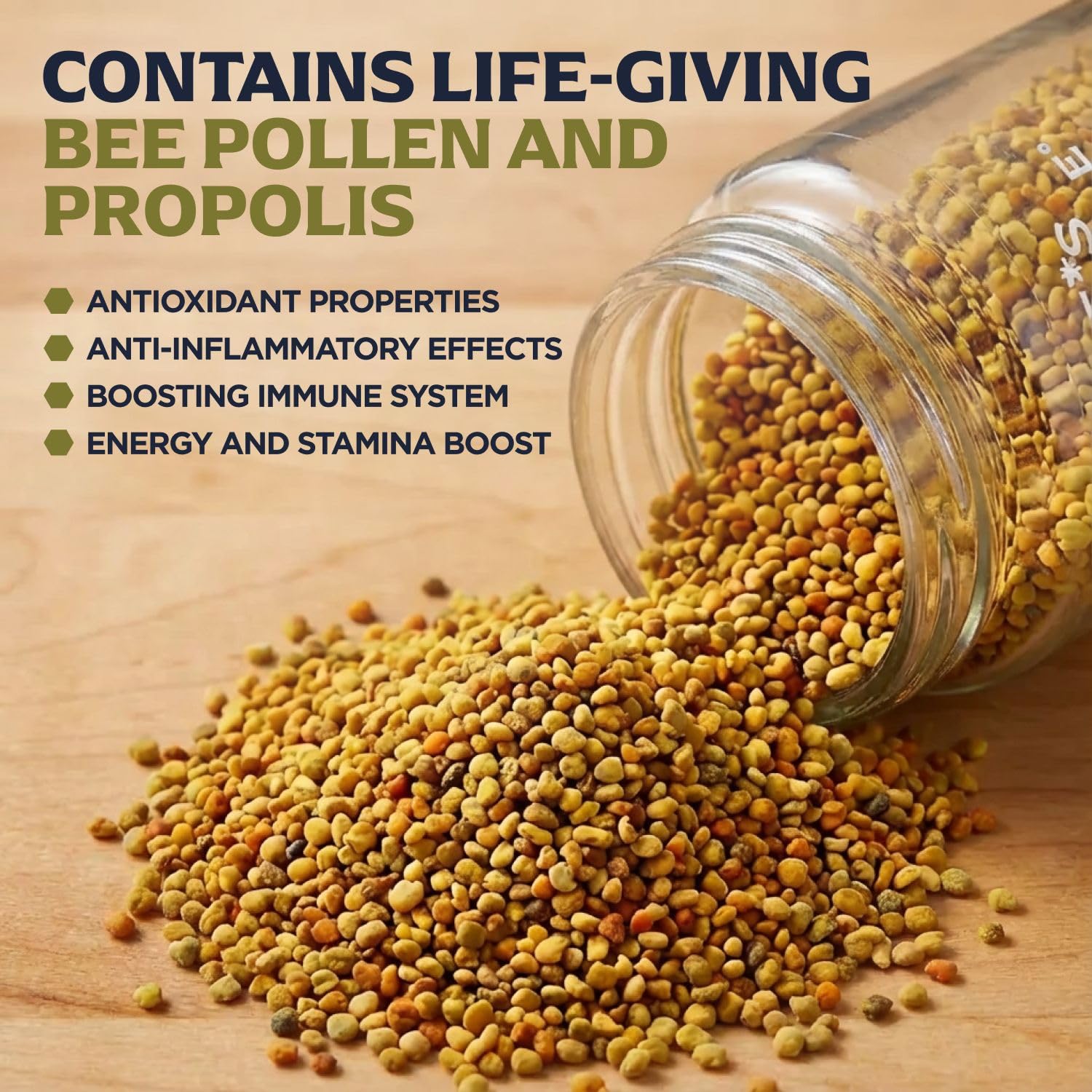 Jamie’s Hive to Table natural flavor and texture in each granule, a versatile add-in.