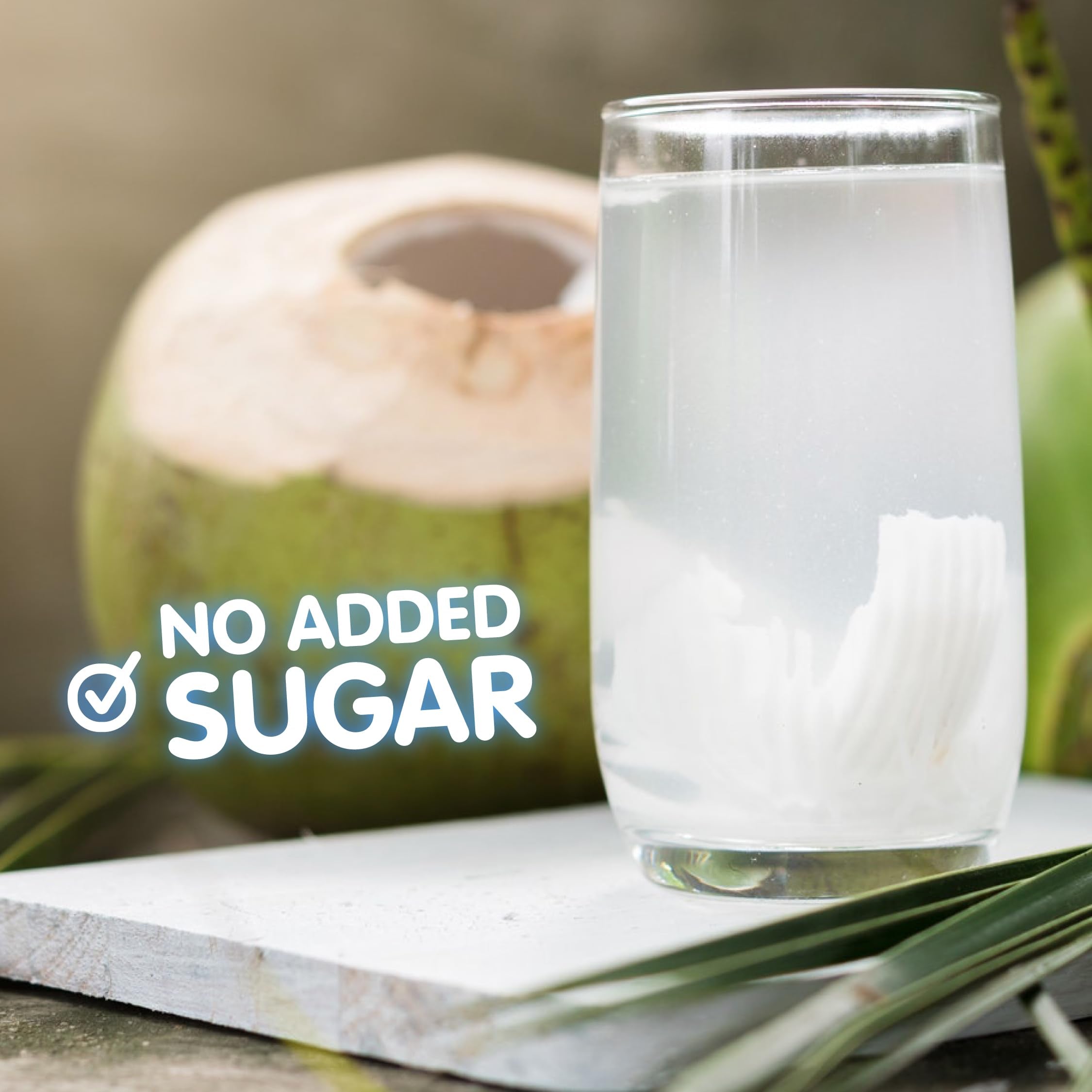 Athlete drinks Jans coconut water for post-workout hydration