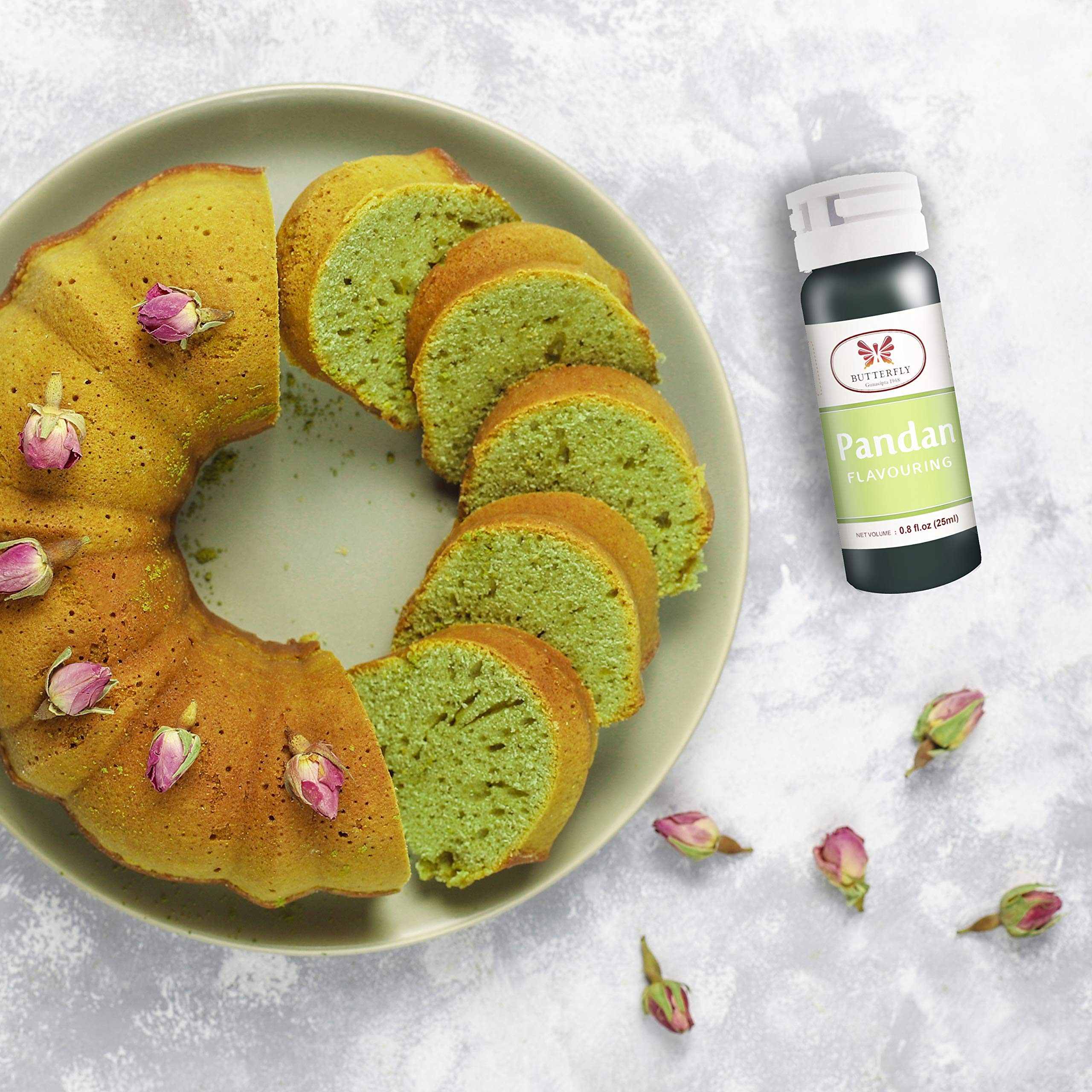 Jans Butterfly flavoring extract paste pandan kitchen-staple, convenient flavoring
