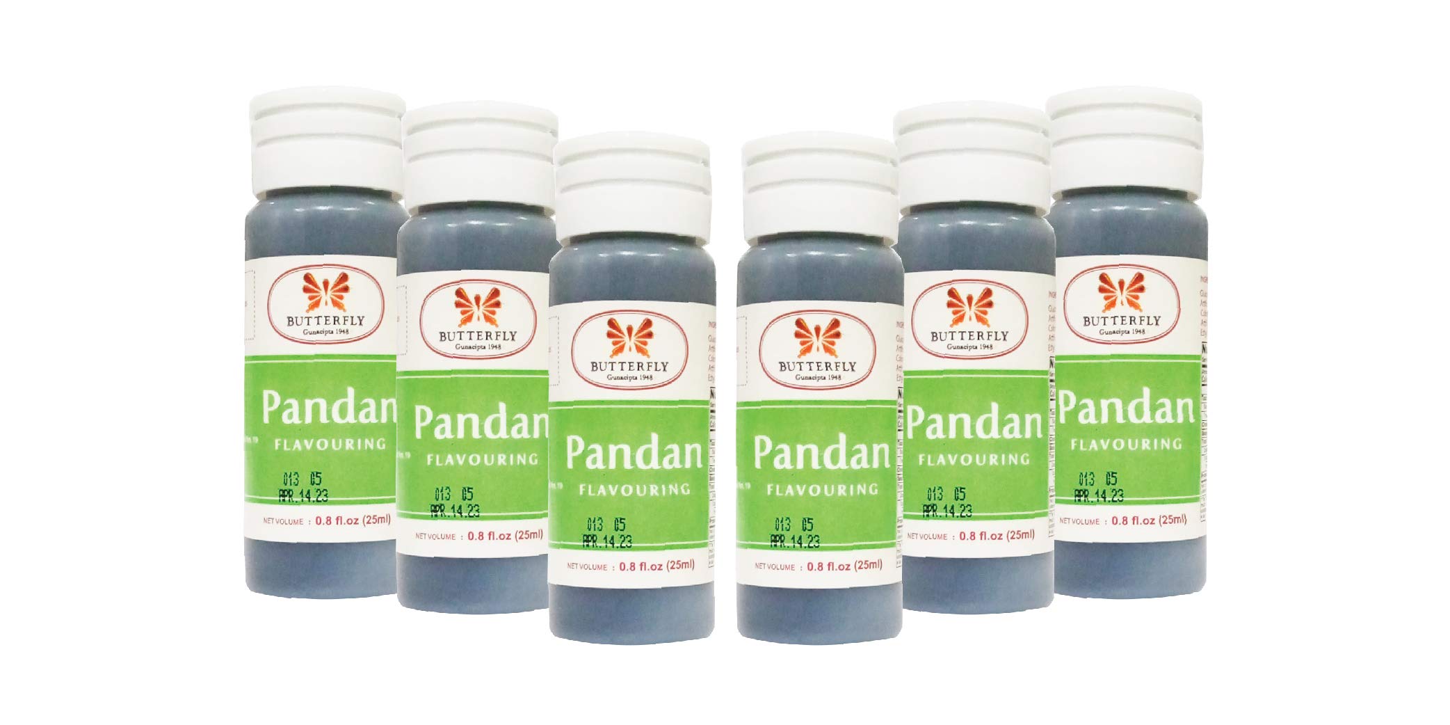 Jans Butterfly flavoring extract paste pandan packaging, compact bulk supply