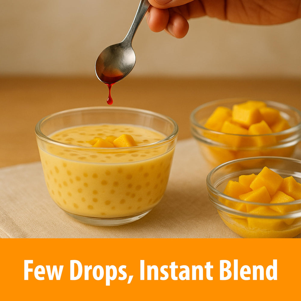 Jans Butterfly Mango paste ingredients showcasing mango concentrate