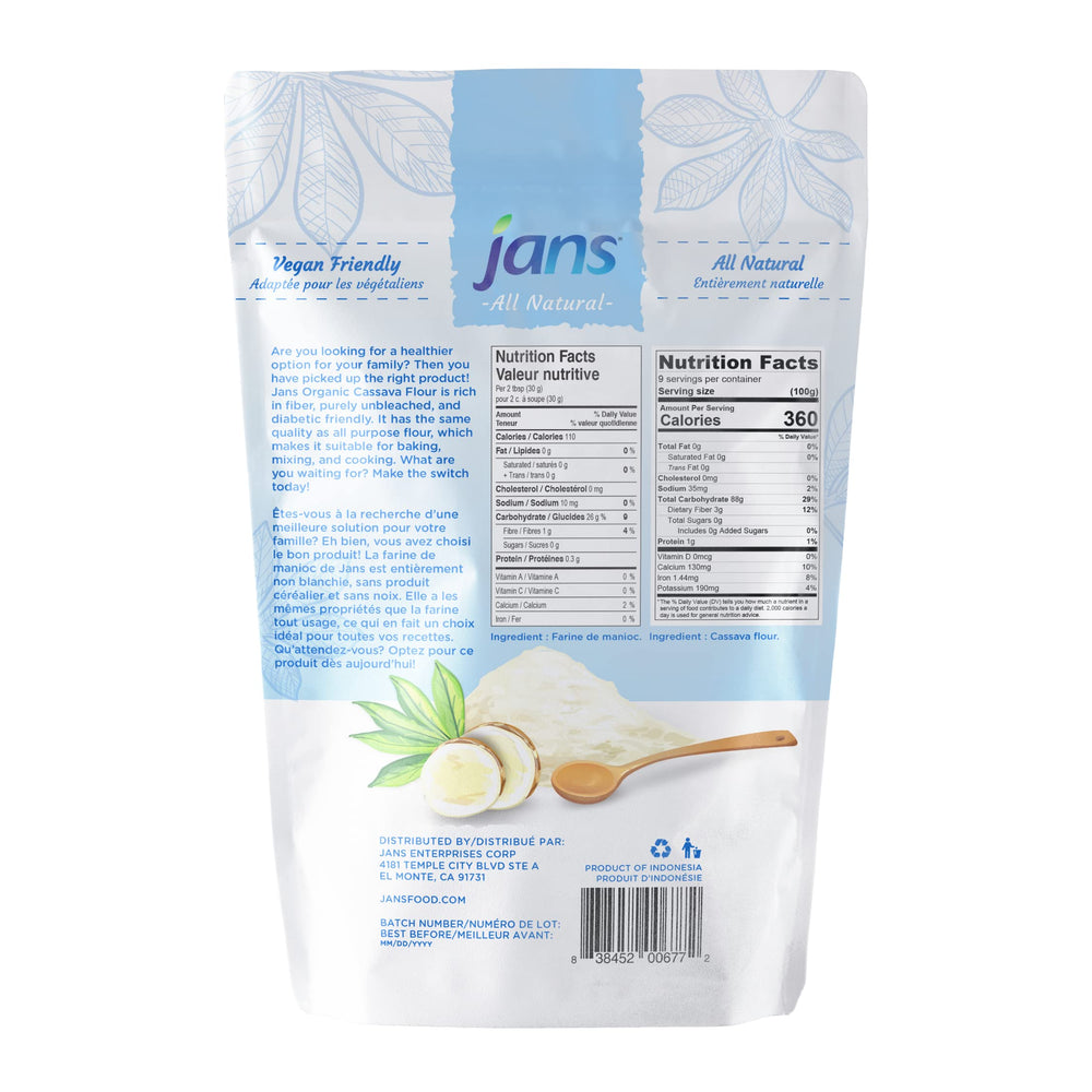 Jans cassava flour dough formed into bread or pie crust.