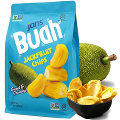 Jans Jackfruit Chips 7 Oz pack for on-the-go snacking.