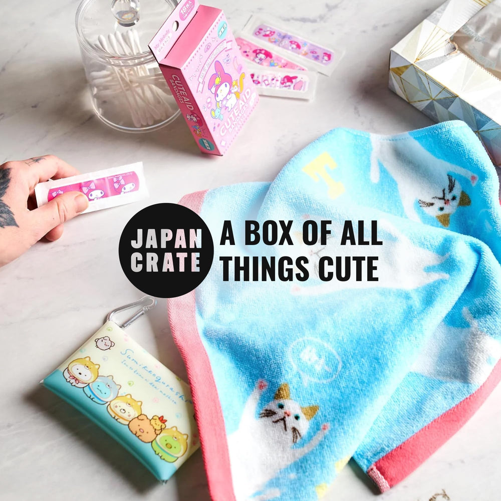 Japan Crate Kawaii Gift Pack includes cute decor items for room styling