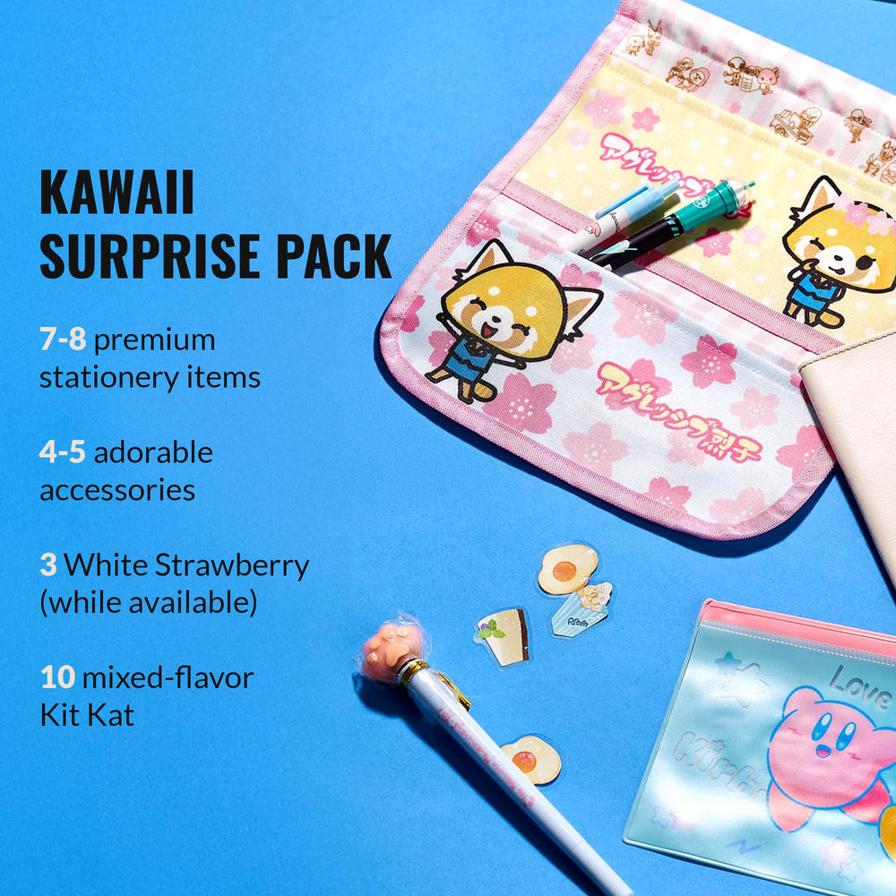 Japan Crate Kawaii Gift Pack stationery set inspires organization with cute designs