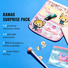Japan Crate Kawaii Gift Pack stationery set inspires organization with cute designs