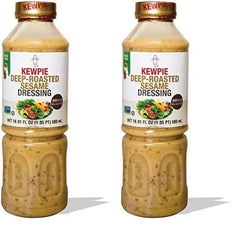 Japanese Deep Roasted Sesame Dressing 2-pack front view for salads.