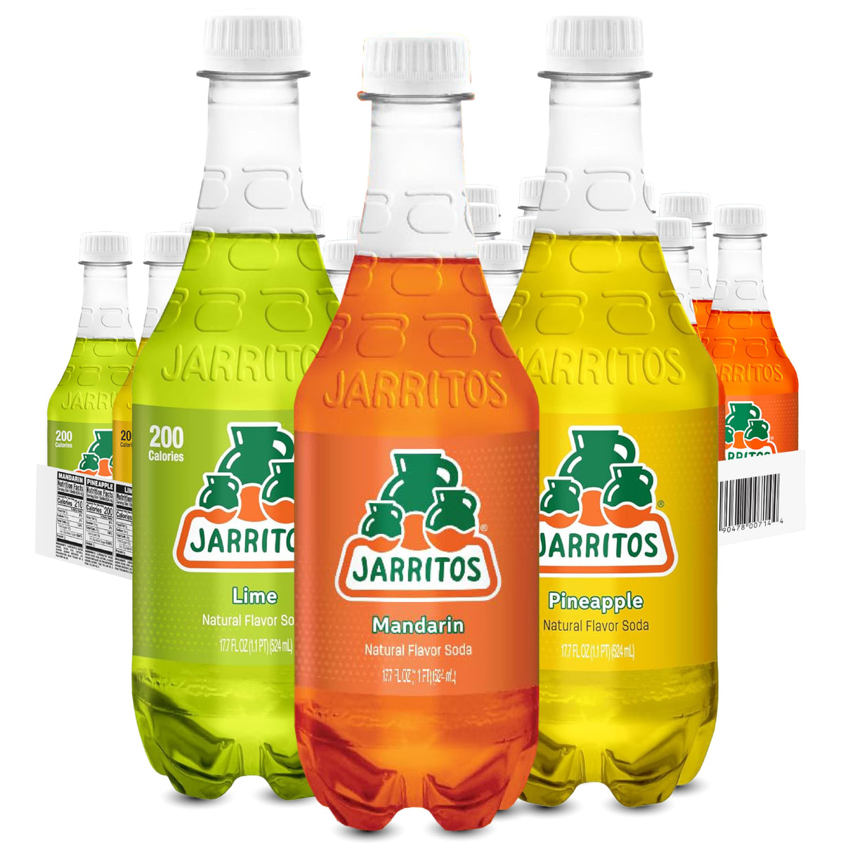 Jarritos Mandarin bottle close-up showing bright citrus flavor and glass packaging.