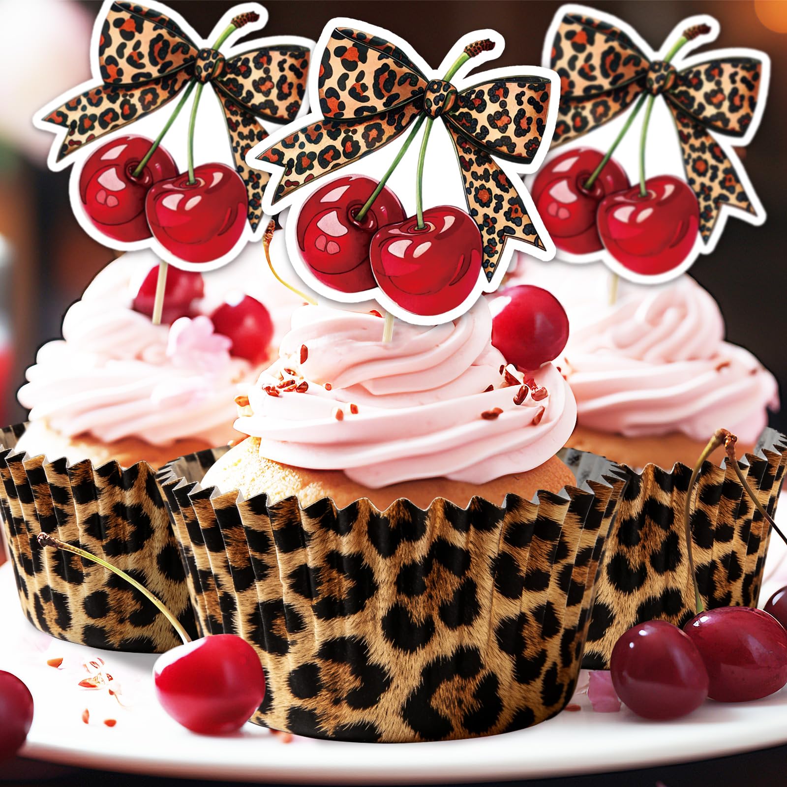 JarThenaAMCS leopard-print-topper adds flair to cookies and donuts.