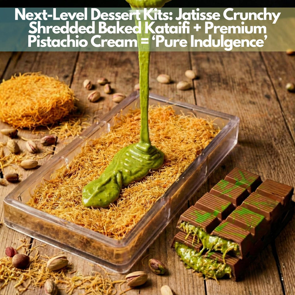 Airtight tub of Jatisse Pistachio Cream preserves freshness