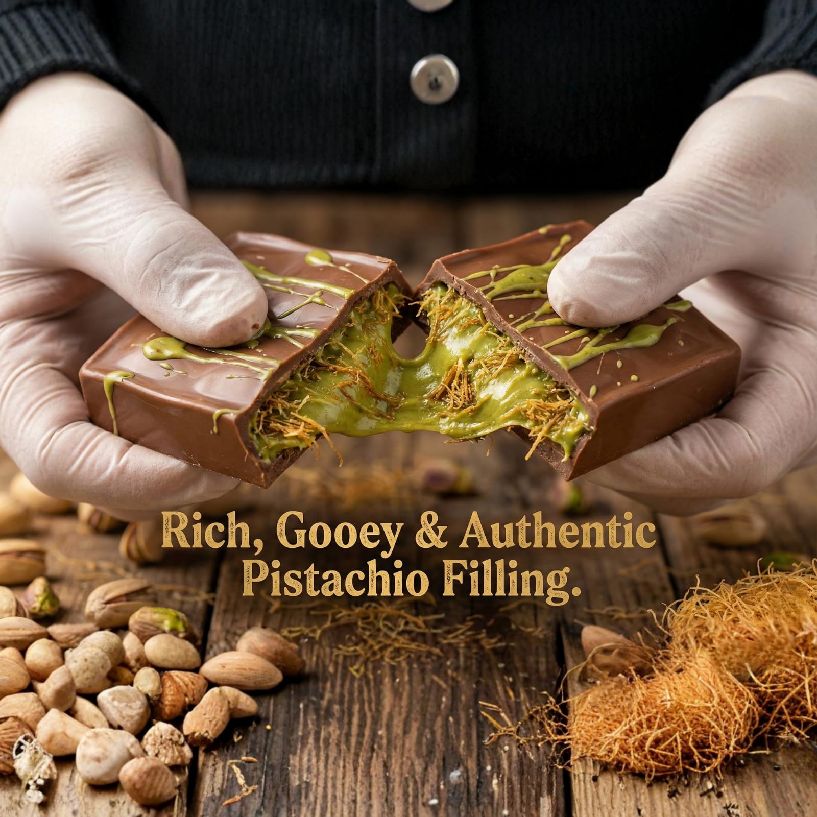 Open jar of Jatisse Pistachio Cream reveals rich aroma and thick texture.