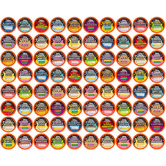 Java Factory assorted variety pods for K-Cup brewers—convenient flavor exploration.