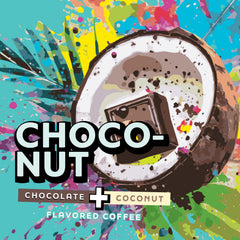 Java Factory Choconut Arabica beans highlighted for a smooth, chocolate-coconut flavor