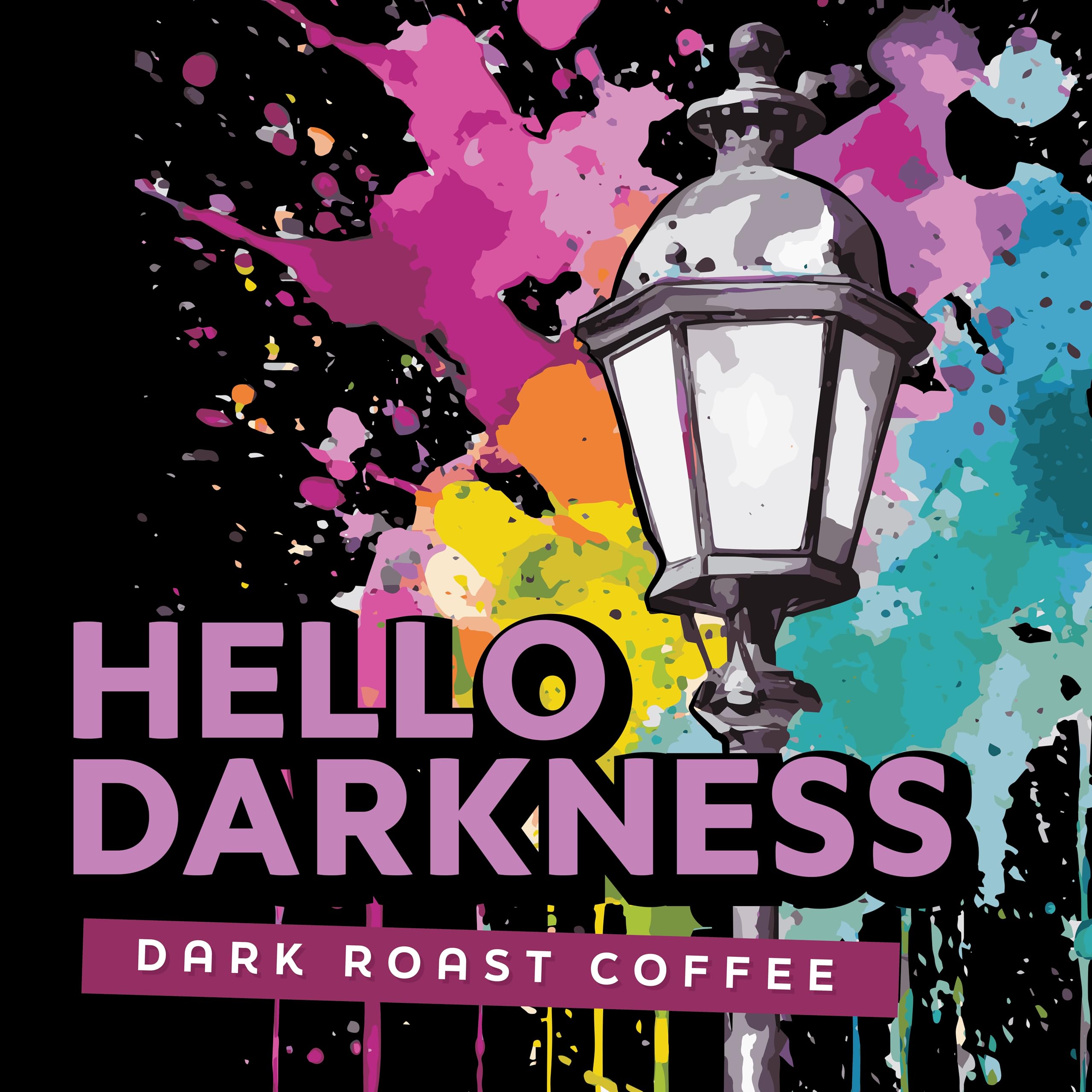 Java Factory Hello Darkness K-Cup compatibility enables easy Keurig brewing.