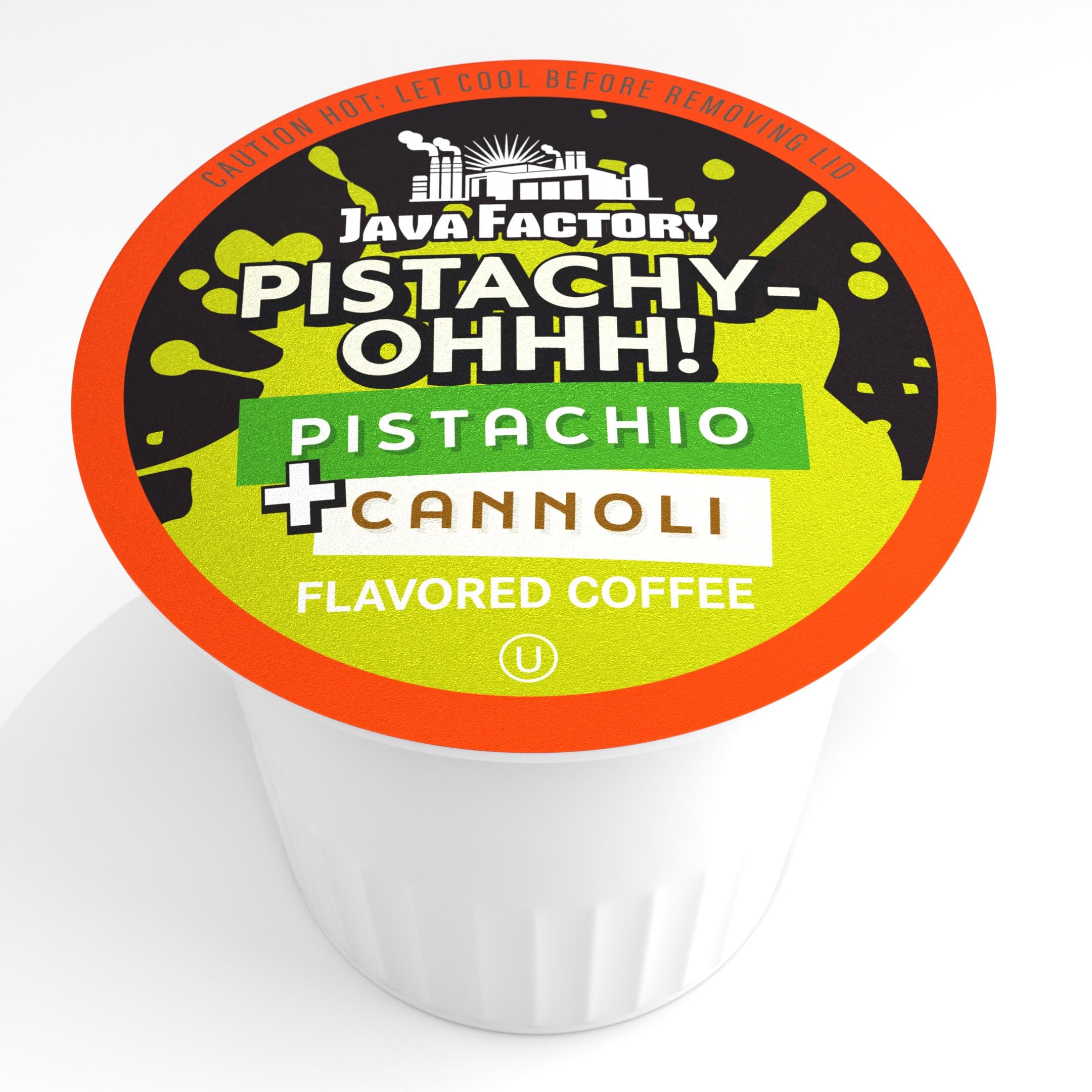 Java Factory Pistachy OHHH with K-Cup compatibility for effortless brew at home.