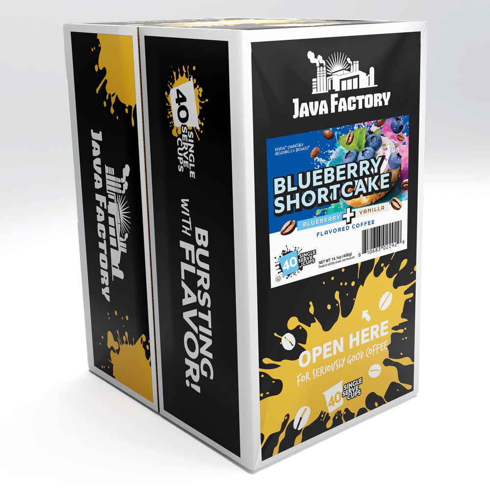 Recyclable Java Factory coffee pods highlight eco-friendly packaging.