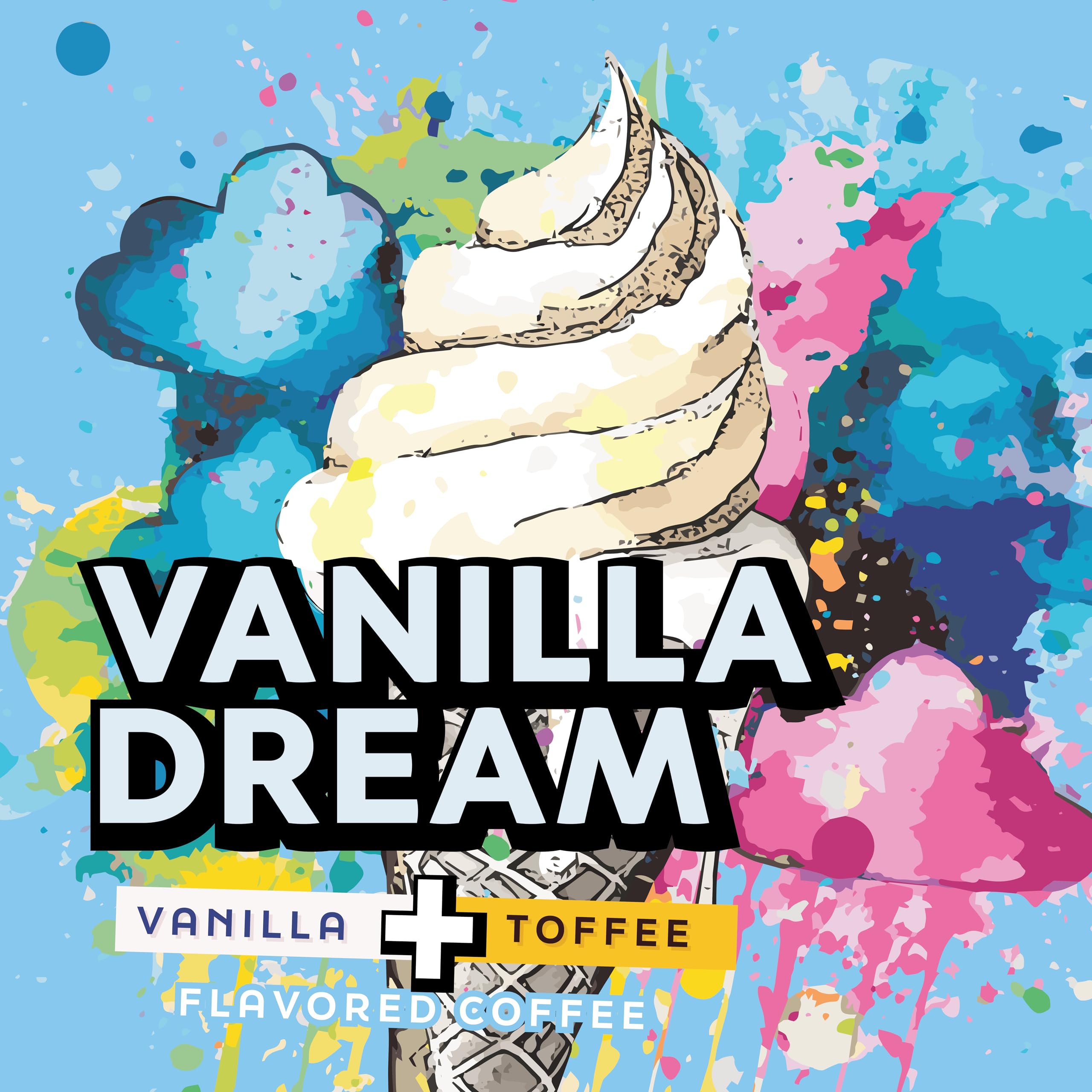 Java Factory Vanilla Dream ground coffee close-up showing vanilla and toffee flavor