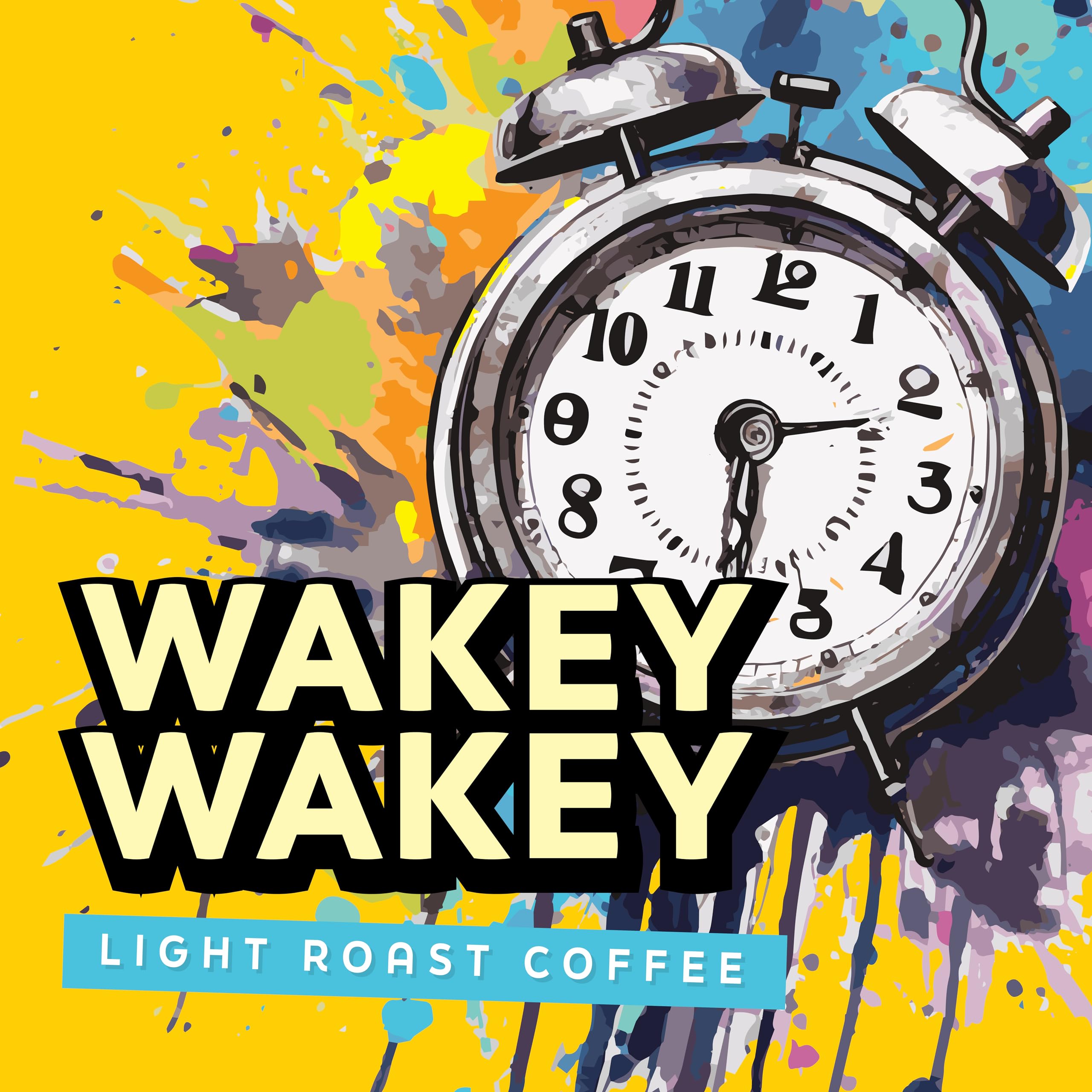 Java Factory Wakey Wakey light roast cup steaming, ready to energize your morning.