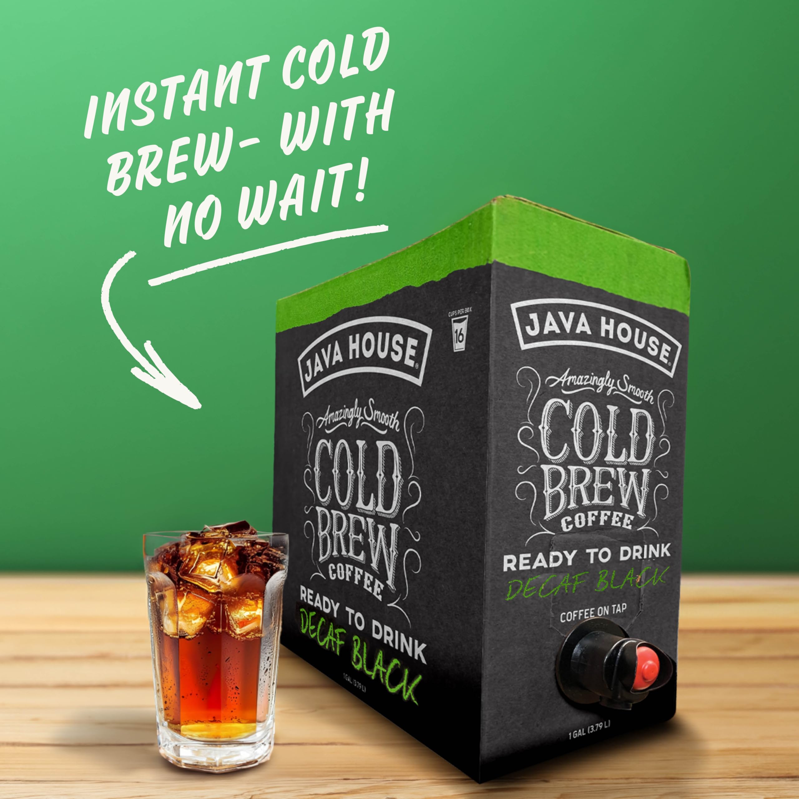 One gallon yields up to 16 cups for gatherings.