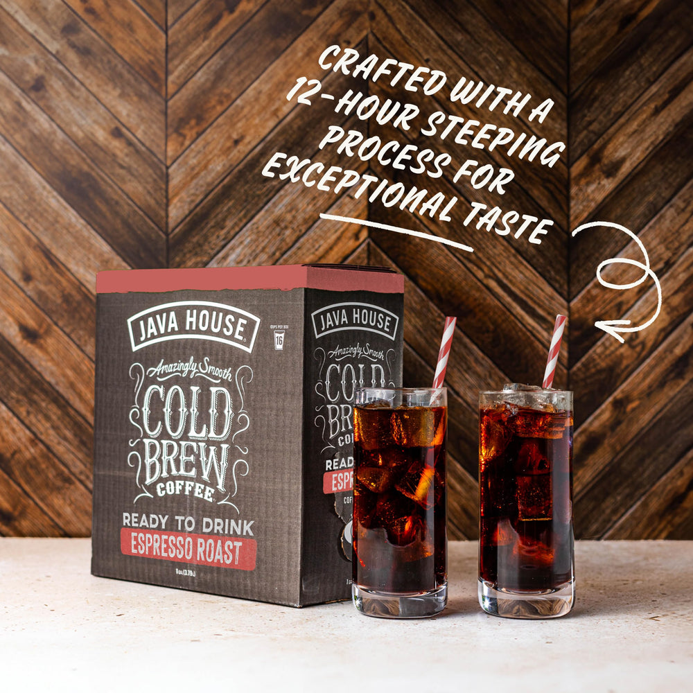 Java House fridge friendly cold brew ready to chill and serve